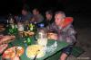 By tuczyk, langusta, ry, banany, ziemniaki i woda mineralna